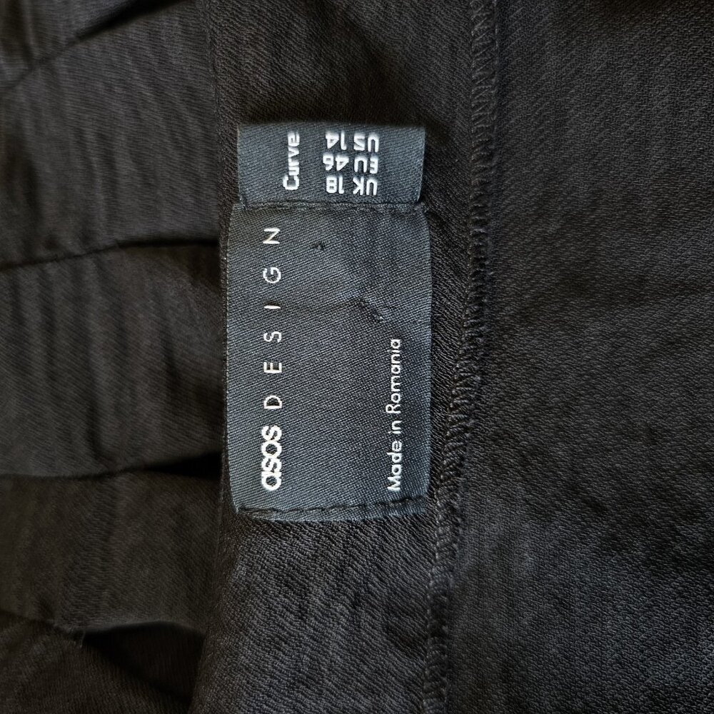 ASOS Black Button-Up Blouse - Picture 7 of 10